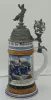 Bavarian Porcelain Reservist Beer Stein Visuel 4